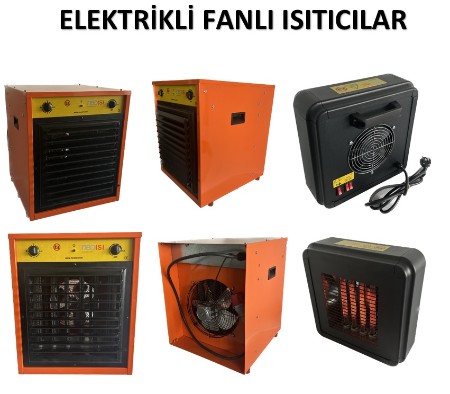 5 kW Elektrikli Fanlı Isıtıcı - Güç Kontrollü